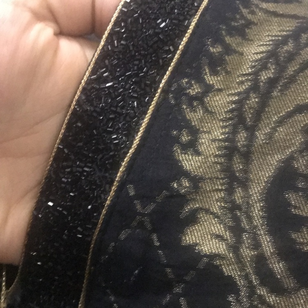 Black lawn Banarsi kurta